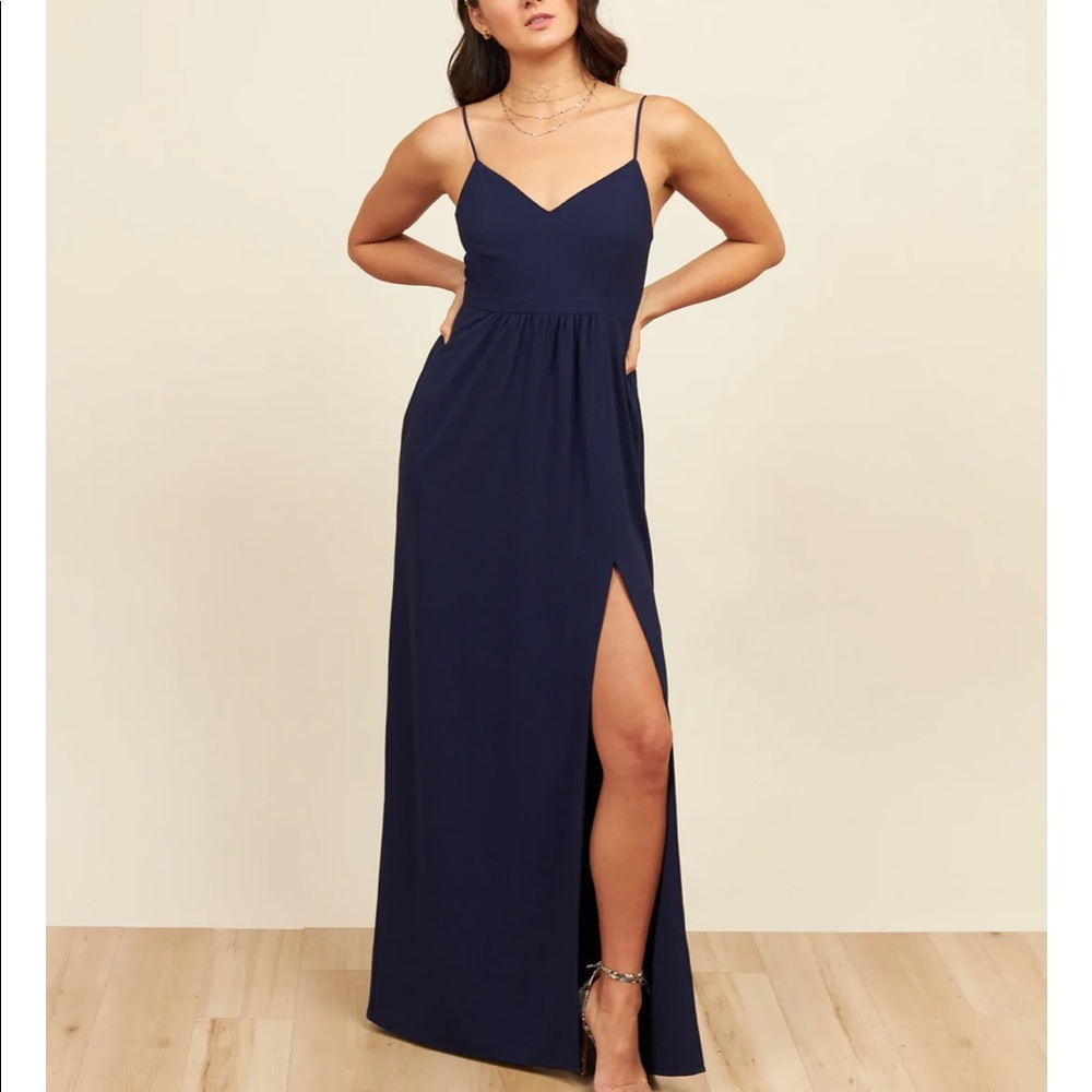 Park & Fifth Navy Valdes Dress NWT